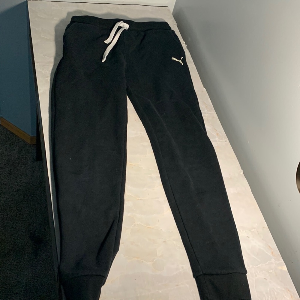 Puma girls sweatpants black